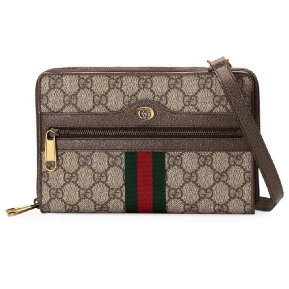 Gucci Beige and Brown Crossbody Bag